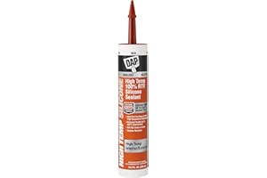 DAP High Temp 100% RTV Silicone Sealant, 10.3 Oz, Red (7079808013)