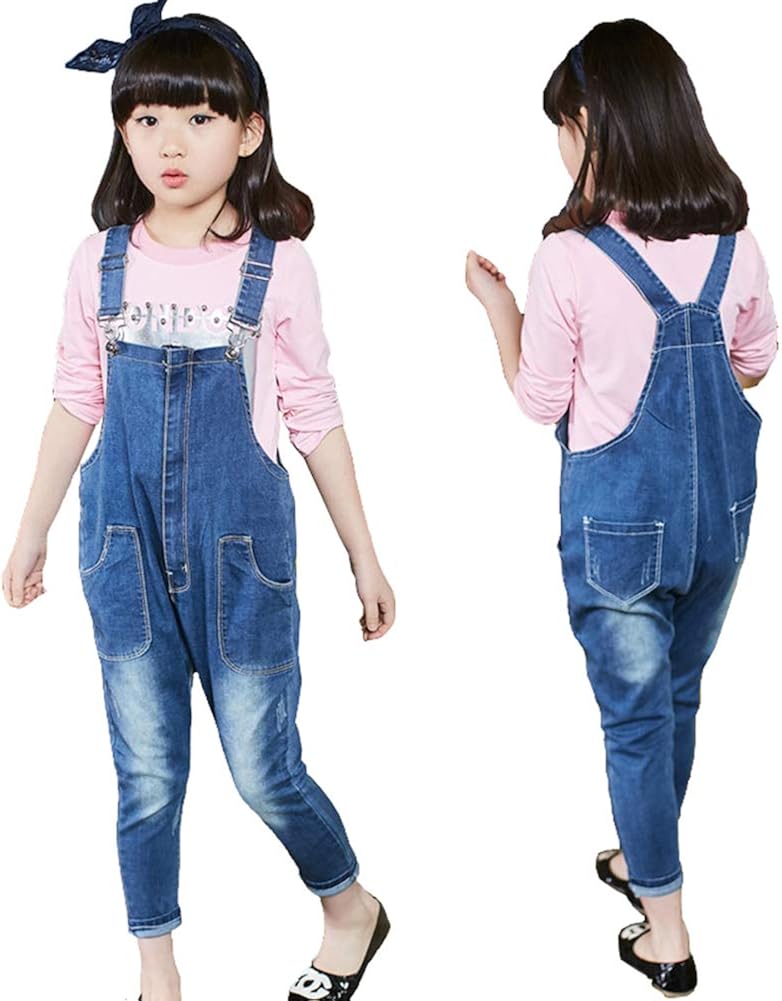 little girl jean overalls