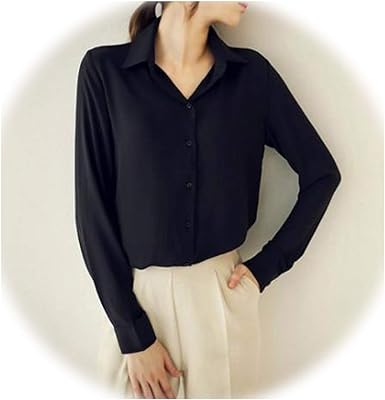 chiffon formal shirts for ladies