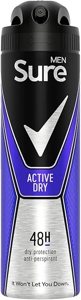 Sure Men Active Anti-Perspirant Deodorant Spray 150 ml Pack of 2 view 2
