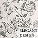 H.VERSAILTEX Blackout Curtains for Living Room Thermal Insulated Curtain Drapes for Bedroom/Dining Vintage Floral Printed Grommet Draperies (1 Panel, 52