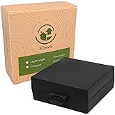 Elimeta Soap Container, Square Bar Soap Holder Fit Dr Squatch Soap, Travel Soap Case (Matt Black)