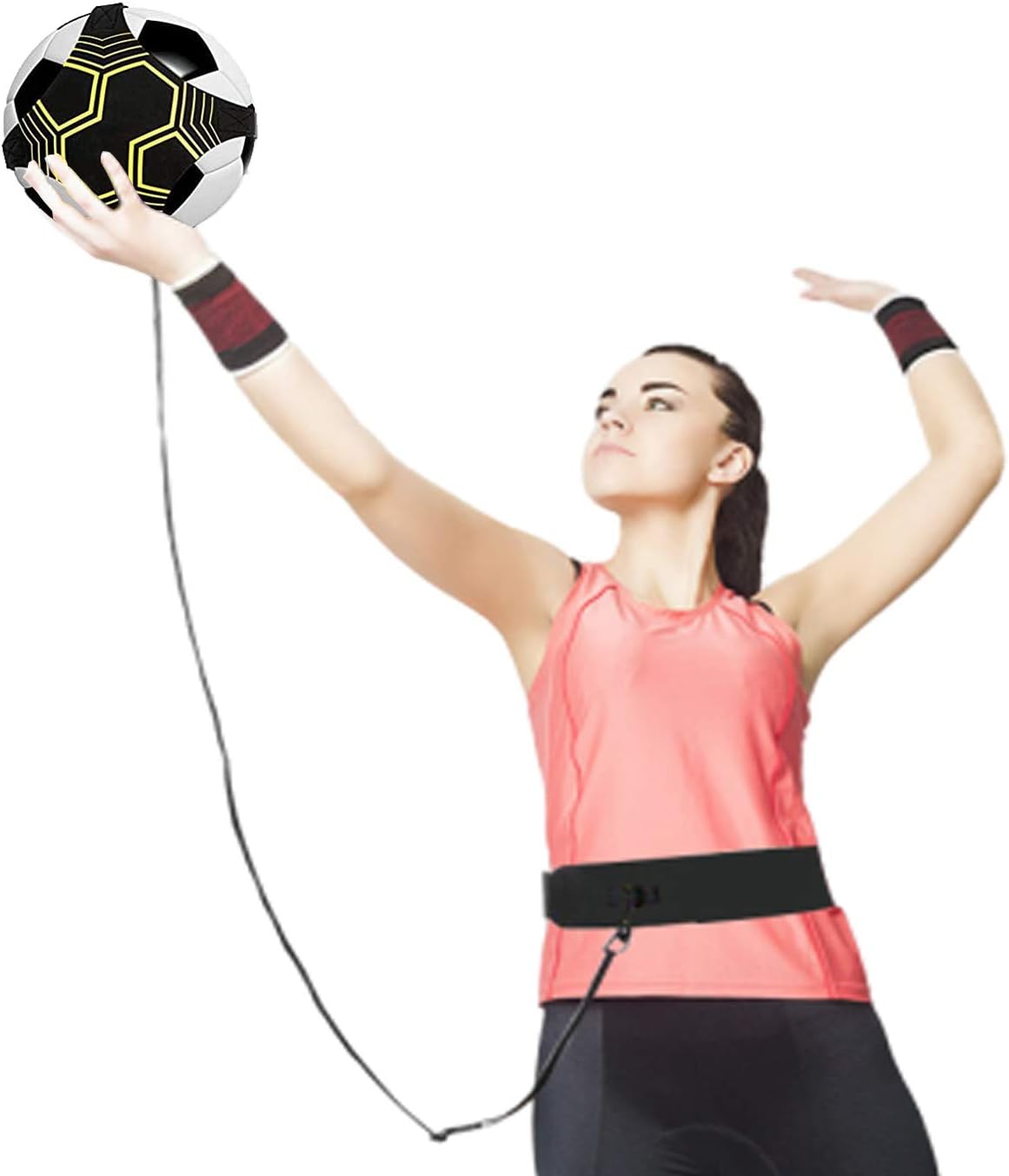 Little World Volleyball Trainer, Volleyball Training Equipment Aid Solo Practice Perfect for Beginners Practicing Serving, Setting and Spiking : Sports & Outdoors