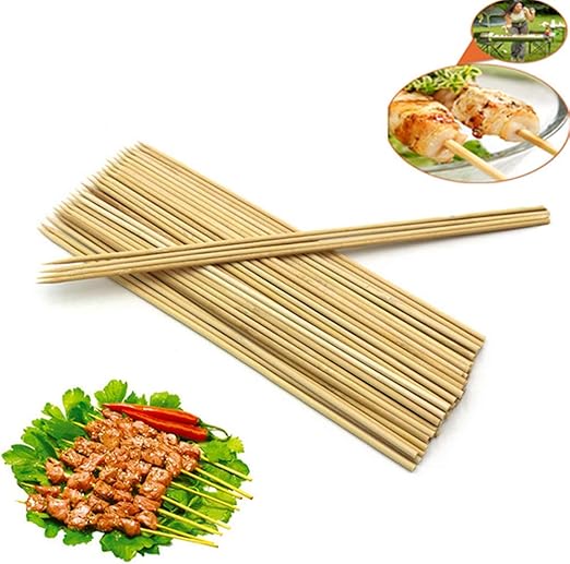 Amazon Xinhengchen バーベキュー ケバブ ハンバーガー カクテル チョコレートファウンテン 串スティック スプリットなし 破片 安全 信頼性 耐久性のある0個 カクテルスティック 竹串スティック 15cm カクテルピック オードブルピン オンライン通販