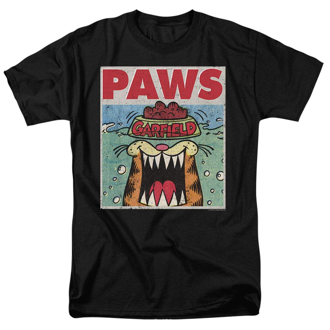 Popfunk Classic Garfield Paws Jaws Parody T Shirt