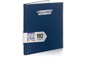 Scientific Notebook Company, Laboratory Notebook, 192 Pages 3001HC Blue Hard Cover