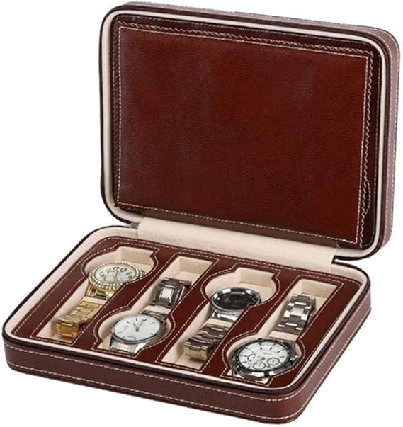 Uhr Aufbewahrungsbox Display Box Langlebig Tragbar 8 s Reiseuhr Box PU