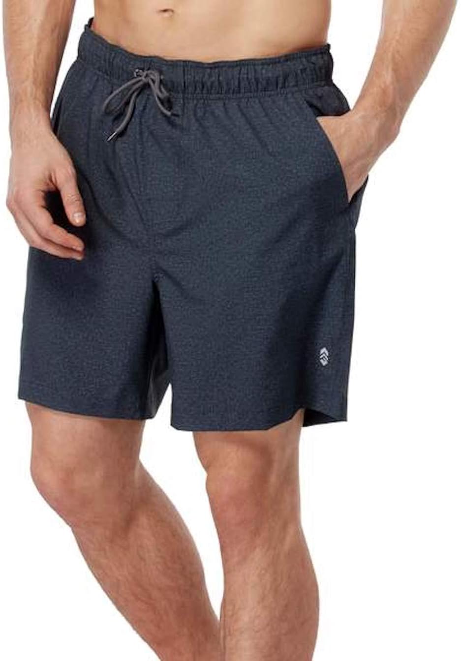 Free Country Men's Textured Board Short (Indigo, Large)