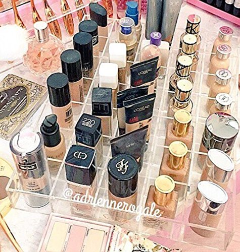 Sonny Cosmetics Acrylic Foundation Makeup Drawer Organizer For The