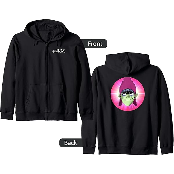 ゴ*ル様 新品正規品6 RUSSELUNOCRAZY REMAKE HOODY Amazon.com: Gorillaz Russell Album Zip Hoodie : Clothing