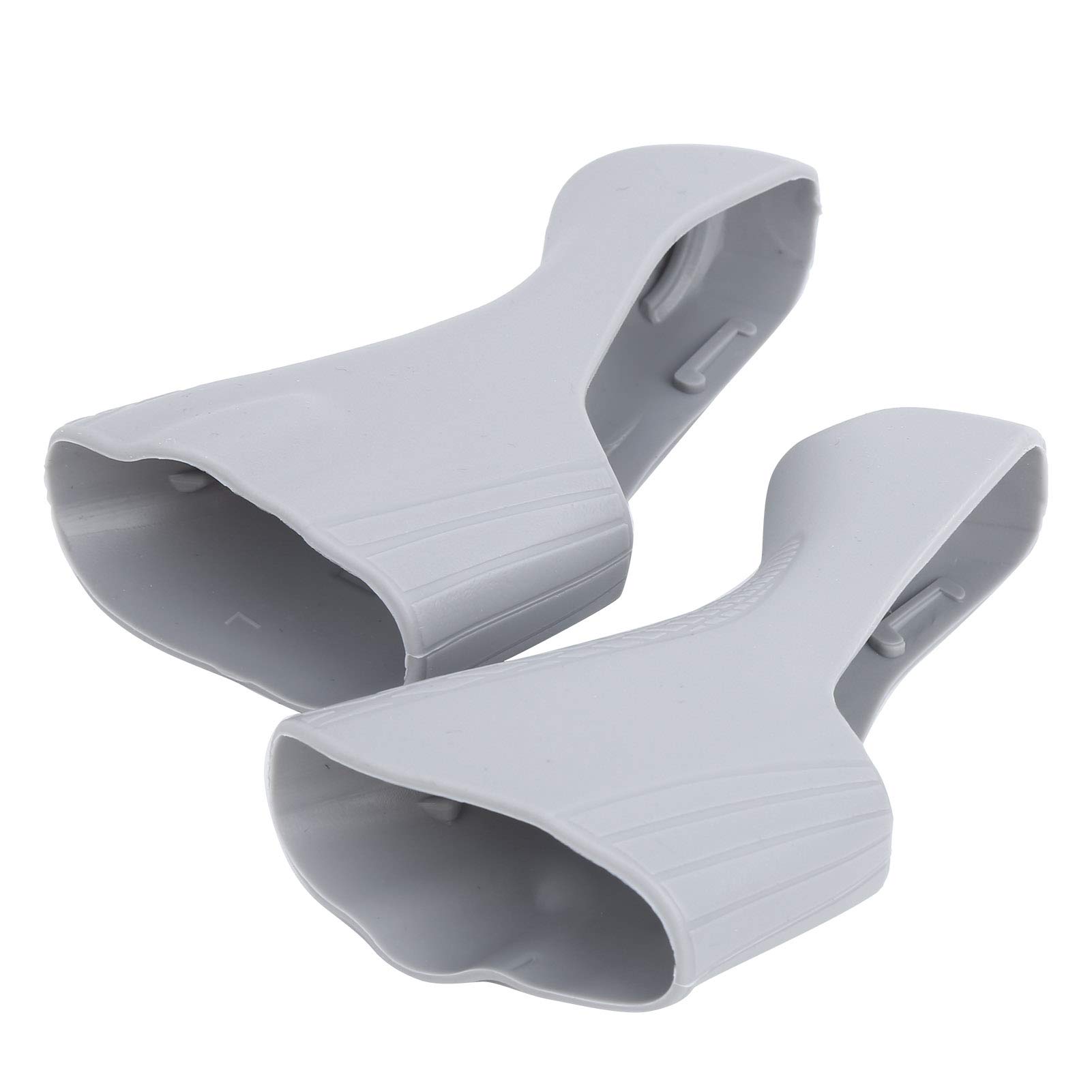 Dioche for St-6800 Hoods St-4700 Silicone 1Pair Bike Brake Lever Handle Sleeves Protector Cover for St‑4700 5800 6800 Road Bicycle (Grey)