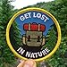 Nature Patch - Iron on Patch for Jackets, Backpacks, Hats, Outdoor -Patches - Get Lost in Nature