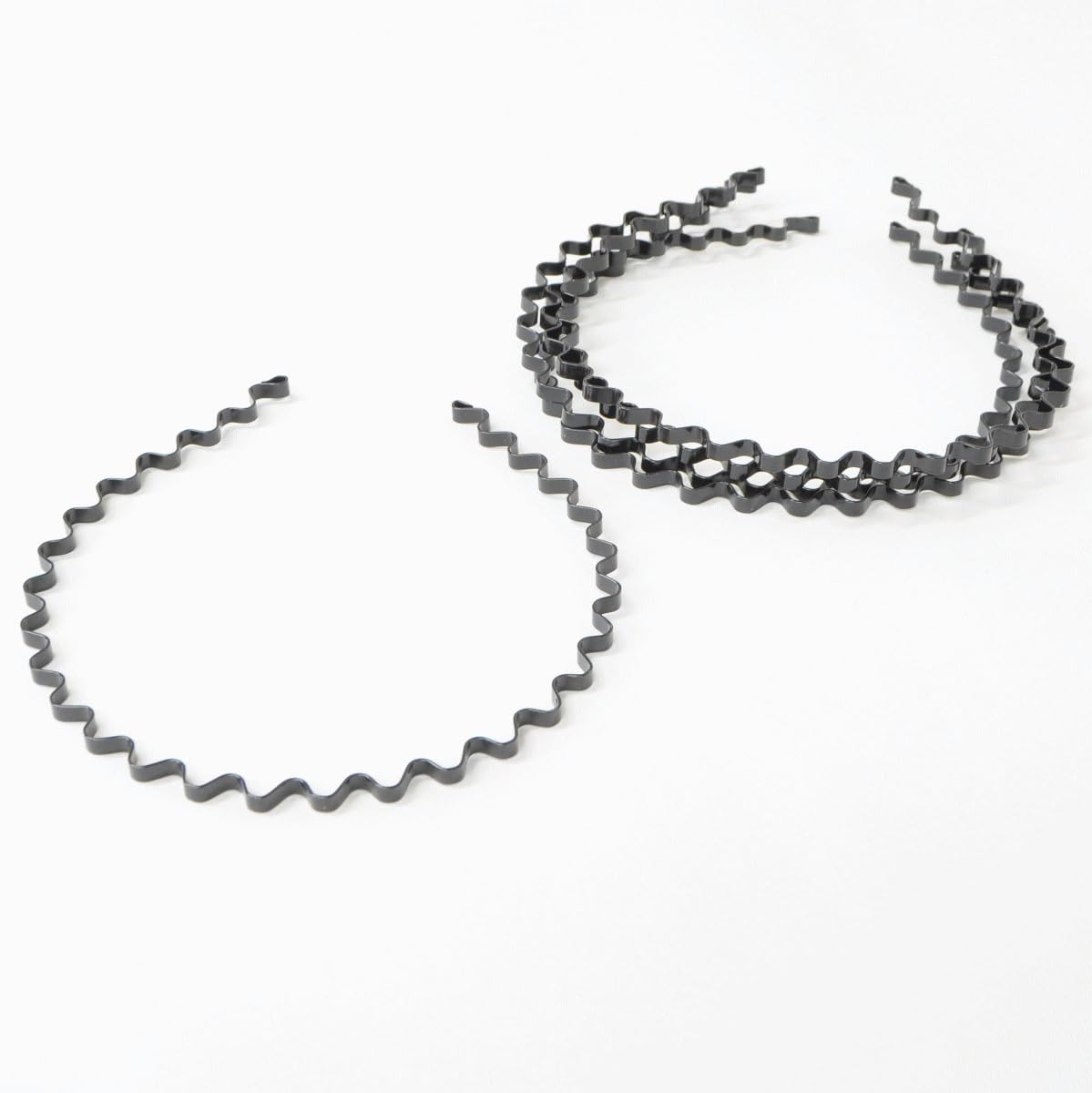 Amazon 手作り工房 My Mama ウェーブワイヤーカチューシャ 4本セット 4mm幅 アクセサリーパーツ 通販