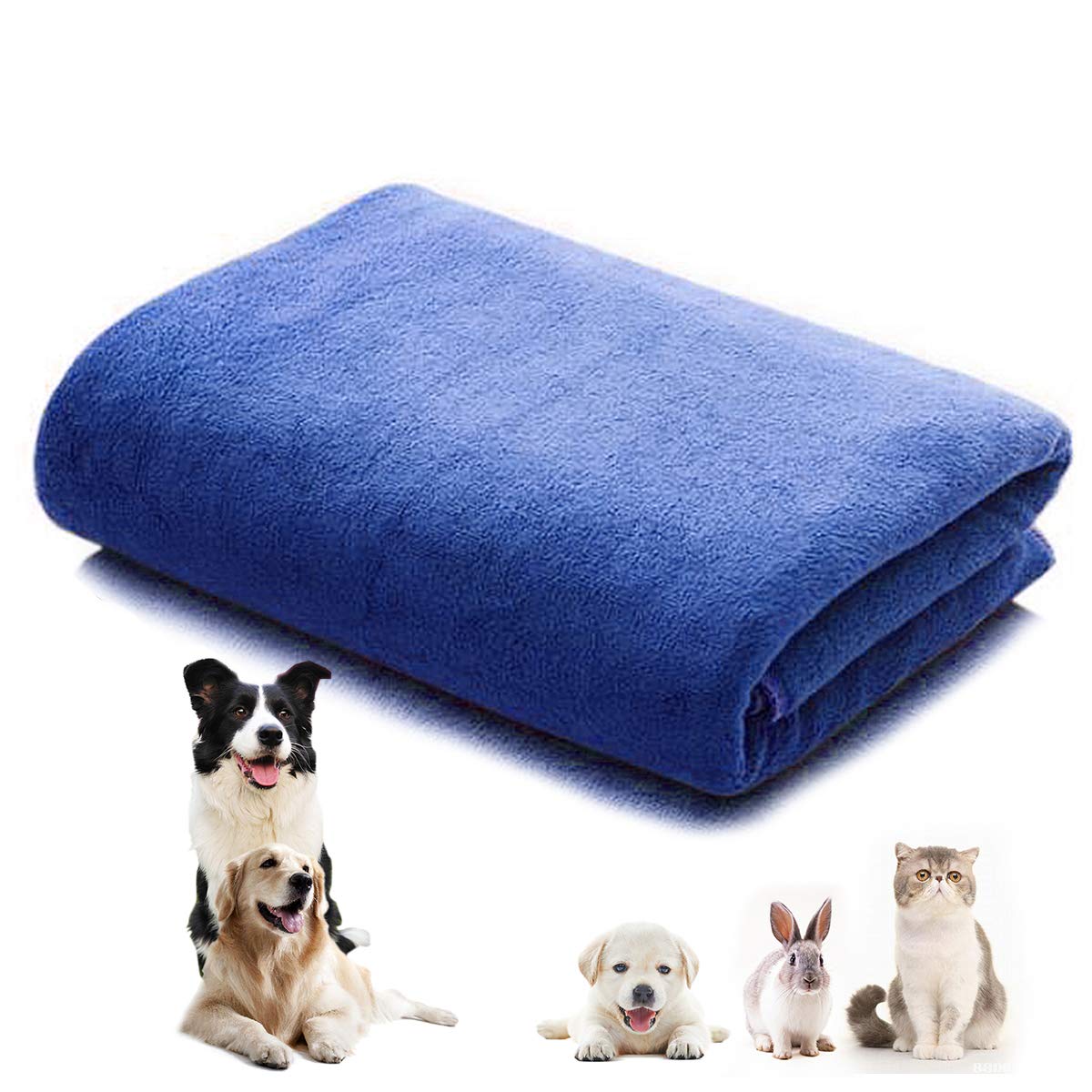 CattleyaHQ 160 * 60cm 1 Piece Dog Towel,Soft Absorbent Microfiber Quick Dry Towels,Large Drying Towels For Dog,Cat,Pet