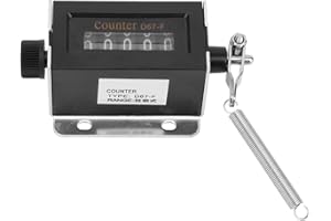 WALFRONT 5 Digit Pull Counter D67-F 5 Digit Mechanical Resettable Manual Hand Pull Stroke Tally Counter Count Accurately