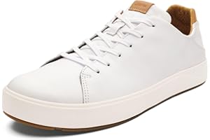 OLUKAI Lae'ahi Li 'Ili Men's Waterproof Leather Sneaker, Versatile & Casual Everyday Shoe, All-Day Comfort & Support, Enhanced Grip & Traction