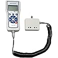Nextech DFS-X1000 (1000N/220lbf/100kgf) Digital Force Gauge with External S-Beam Load Cell, Peak/Track Mode, Pass/Fail LED,USB Output, Back-Lit Graphic LCD,Metal Enclosure