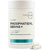 Type Zero Phosphatidylserine 3X Strength Nootropics Brain Support Supplement w/Alpha GPC, Huperzine A & Phosphatidylserine - Clean Focus & Memory Supplement for Brain Pills