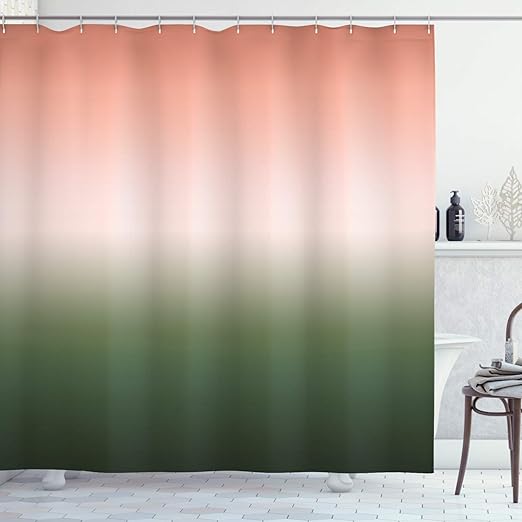 Amazon Com Ambesonne Ombre Shower Curtain Color Changes Soft And