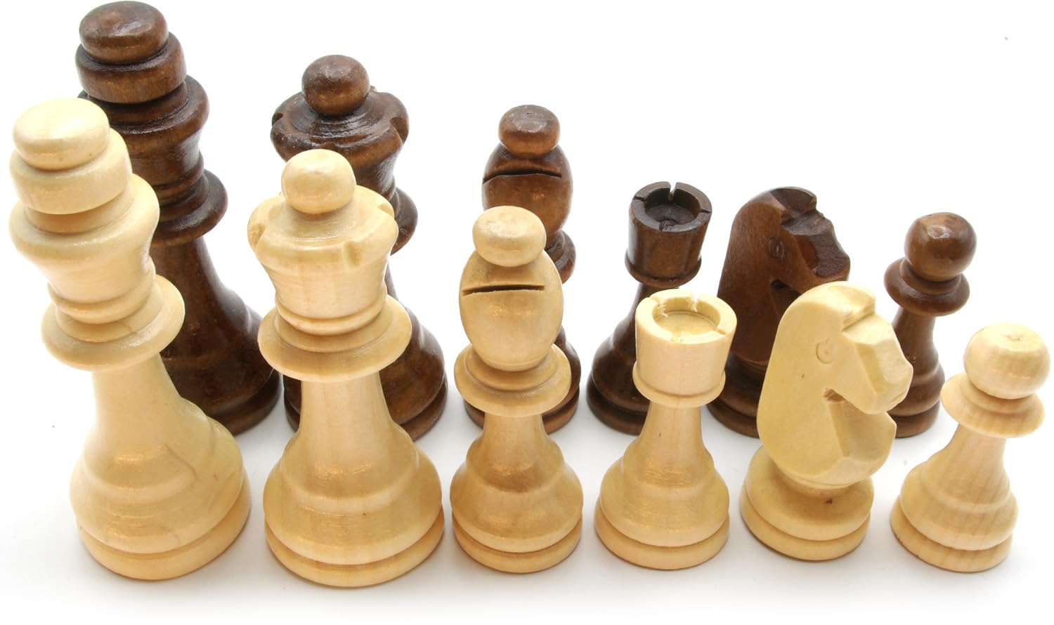 Brimtoy No.5 (90mm) wood Chess pieces/Chessmen