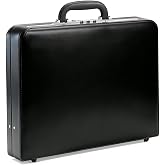 Briefcases For Men - Anti-Theft Longwave Lock&amp;16 Inch Laptop Compartment | Waterproof Faux Leather, Brief Cases with Multi File Organizer, Office&amp;Travel ，Gift For Man (Black)
