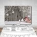 LYWYGG Christmas Backdrop Snow Floor Photo Backgrounds Wooden Wall Photography Backdrops for Child CP-70(7x5ft)