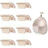 8pcs Silicone Spout Caps for eufy S1 Pro, S1, E20, E10 Wearable Breast Pump, Dust-Proof Cover, Anti-Leak Protection Top Lips, No-Blocked Charge,Food-Grade Silicone, BPA Free