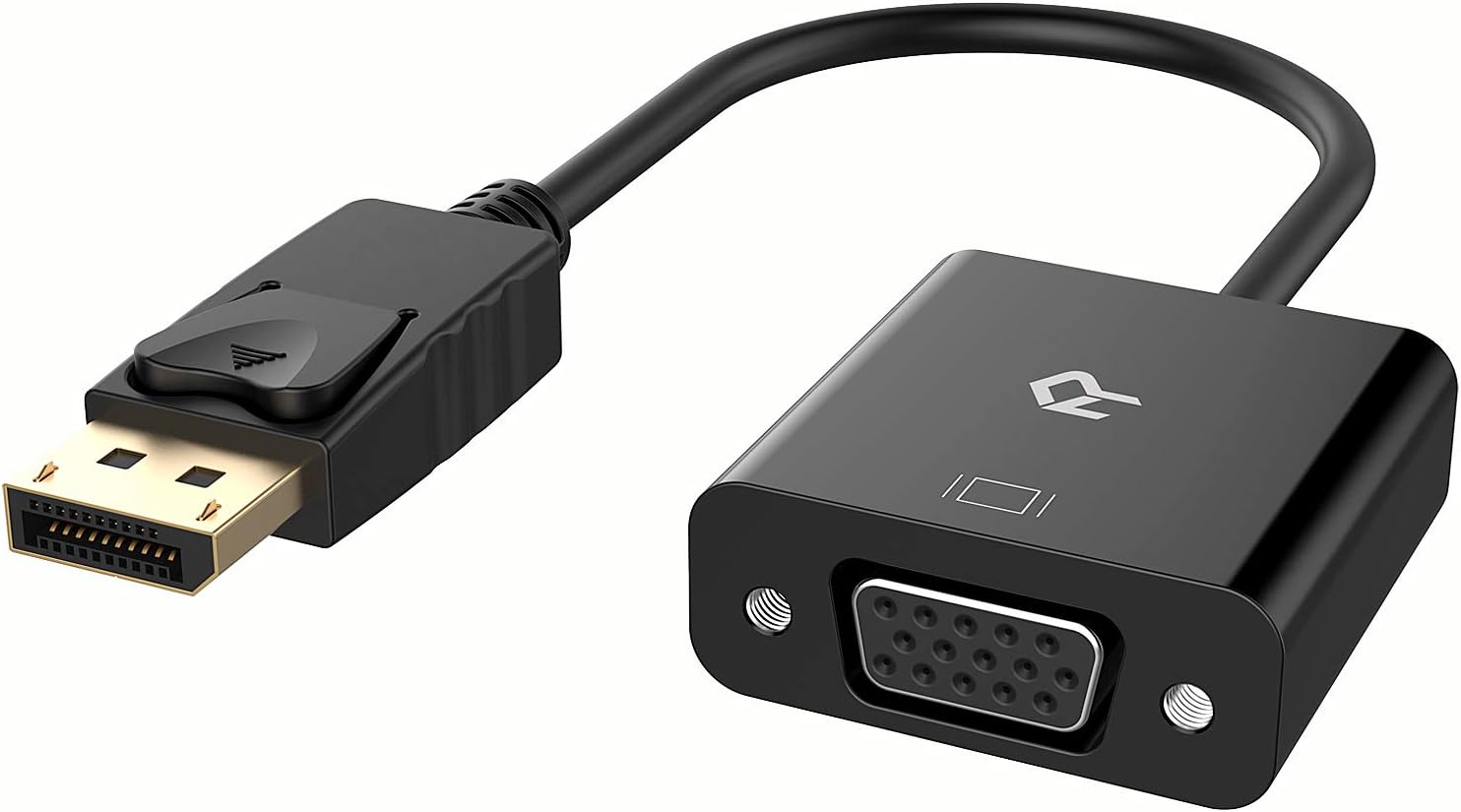 Rankie DisplayPort (DP) to VGA Adapter, Gold Plated Converter, Black: Electronics