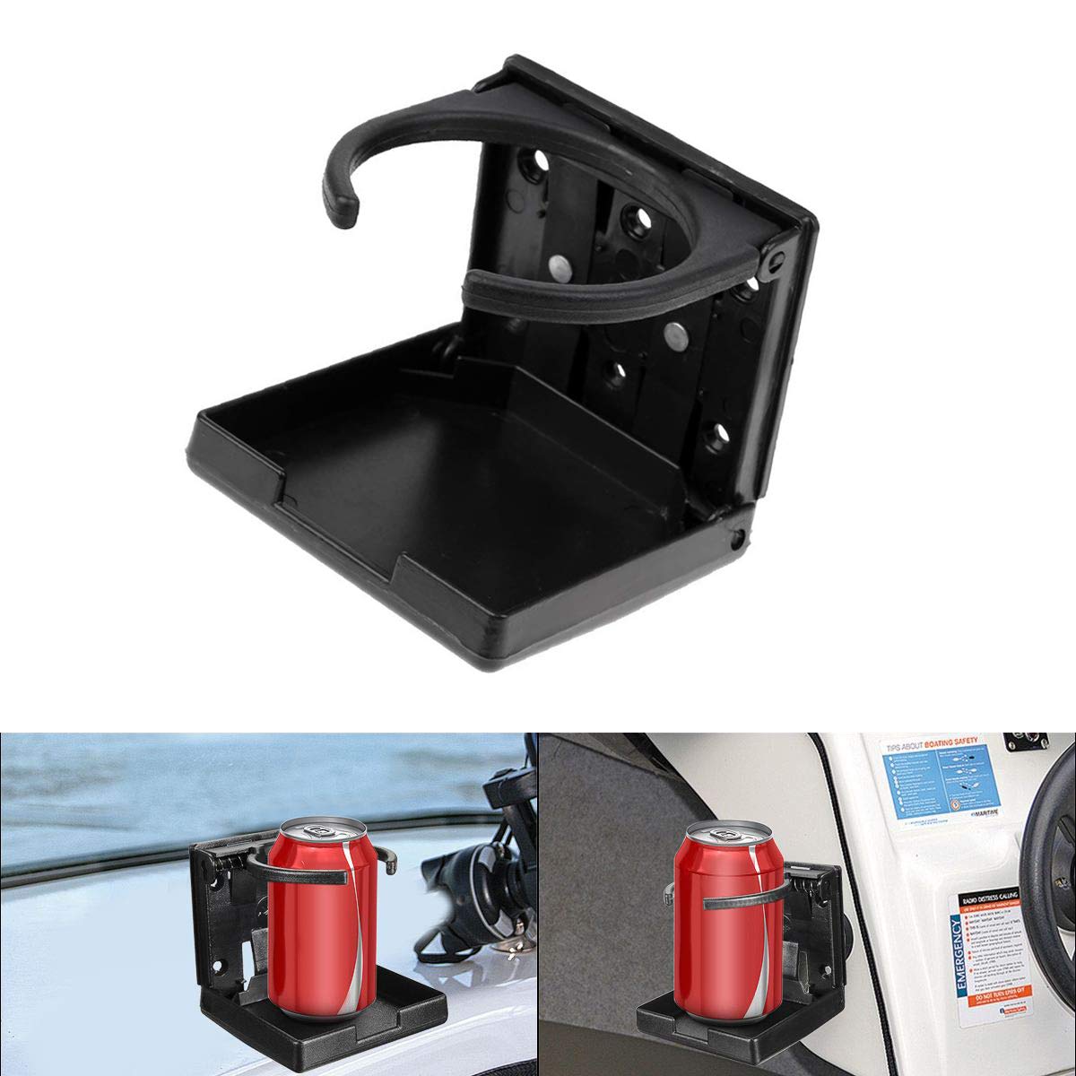 Folding Nylon Drink Cup Holder for Marine Boat/Yacht/Car/Truck Folding lightweight strong and durable practical