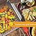 Smaid Vegetable Grill Basket - Large Stainless Steel Veg Grill Basket for Kitchen Works On Gas Wok Or Smoker-Kitchenware for Stir Fry Grilling Fish, Seafood, Kabob, Pizza, Veggies & Fruit