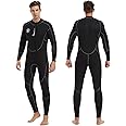 Lemorecn Men's Wetsuit 3/2mm and 5/4mm,Full Wetsuits for Men and Women,Wetsuits for Diving Snorkeling Surfing Swimming