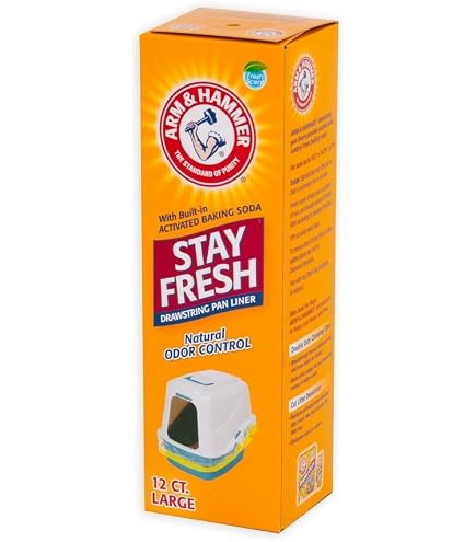 Amazon.com : Arm & Hammer Drawstring Liners For Jumbo Cat Litter Pans,  Jumbo, White, Pack of 8 : Litter Box Liners : Pet Supplies