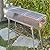 Party Griller 32" Stainless Steel Charcoal Barbecue Grill w/ 2x Stainless Steel Mesh Grate - Kebab Grill, Satay, Yakitori Grill, Portable BBQ Makes Juicy Shish Kebob, Shashlik, Spiedini on the Skewer