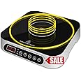 Portable Induction Countertop 1800W Cooktop 10 Power Levels Burners Electric Stove with 140-465°F Timer Settings Induction Burner Suitable and Digital Sensor for Magnetic Cookware