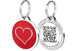Pet Dwelling Premium QR Code Pet ID Tags - Dog Tags and Cat Tags: Instant Online Profile Access and Scan Location Email Alerts