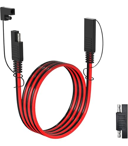 Cavo Alimentazione SAE Y Splitter 1 A 2 - 14AWG Per Auto, Moto, Solare E Batterie