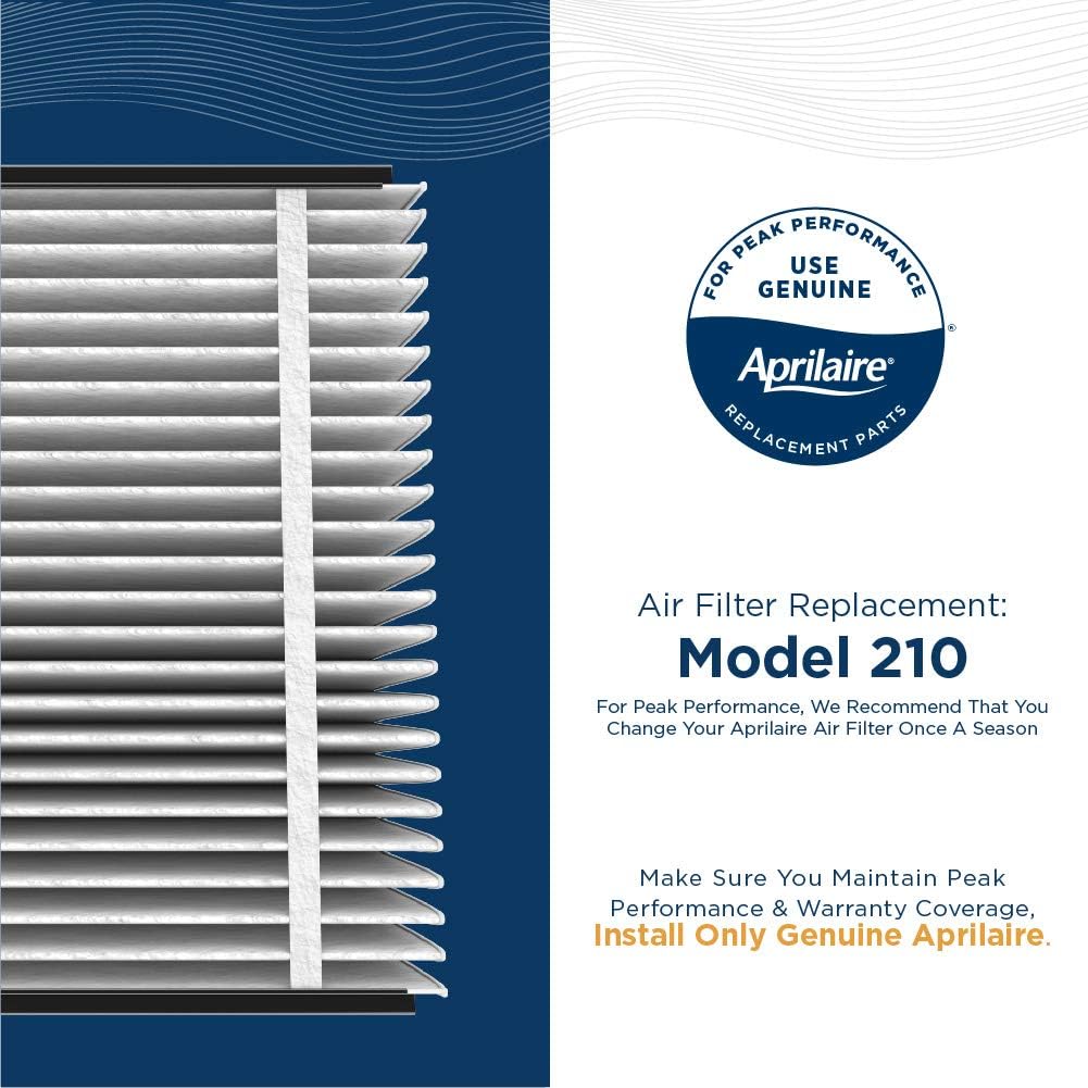 Aprilaire - 210 A1 210 Replacement Air Filter for Whole Home Air Purifiers, Clean Air Dust Filter, MERV 11 (Pack of 1): Appliance Replacement Parts: Industrial & Scientific