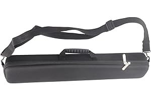 Generic Fishing Rod Bag Shock Absorbing Hard Cover Holder Bag for Fishing Tools, with Shoulder Strap for Outdoor Enthusiasts 