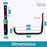 Keypak ST7003H 25cm Heavy Duty Storage Hook 30kg Black Garage Shed view 3