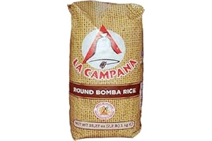 HOSOLO Bomba Paella Rice by La Campana de Oro. Imported from Spain 1 kg. (2.2 lb)