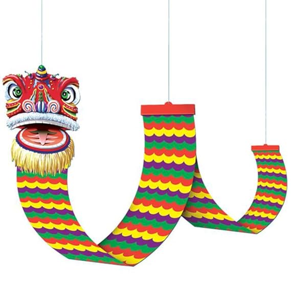 Chinese New Year Dragon Ceiling Decoration Chinese New Year & Party Decorations by Oriental