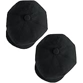 Senker Fashion Newsboy Cap for Men, Irish Newsies Hat Classic 8 Panel Wool Blend for Old Man Cabbie Driving