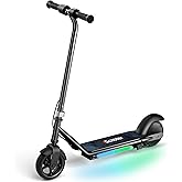 iScooter IK3/IK3Pro Electric Scooter for Kids Aged 6-12,10MPH Top Speed, 3 Heights (IK3Pro), Magnetic Charging,Colorful Lights,LED Display,150W