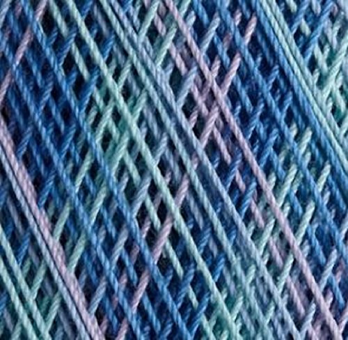 Aunt Lydia's Crochet Thread - Variegated - Size 10 - (2-Pack) Ocean