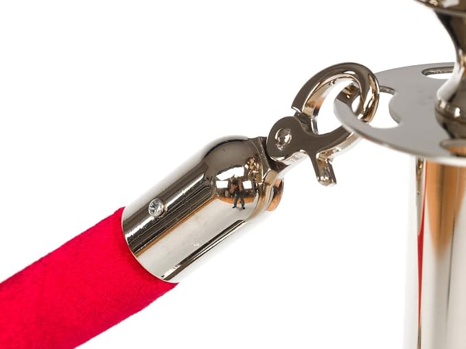 Absperrung Vip Stander Begrenzung Chrom Roter Teppich Design