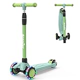 Kids Scooter,LED Lighted Wheels and 3 Adjustable