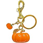 MBCwreemm Lemon Keychain Cute Fruit Bag Charm for Women, Purse Citrus Pendant Key Ring Gift for Girls