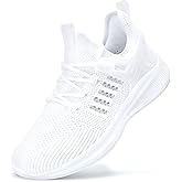 Akk Womens Athletic Walking Shoes - Running Tennis Shoes Jogging Workout Lightweight Breathable Slip on Sneakers for Indoor Outdoor Gym Travel Work