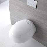 Milano Mellor White Toilet Seat WC Quick Release Soft Close Duroplast 335x450mm view 2
