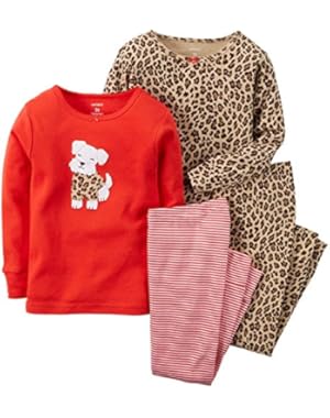 Baby Girls' 4 Piece PJ Set (Baby)